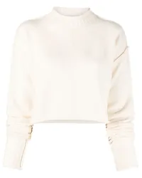 SPORTMAX Pullover mit Stehkragen Nude