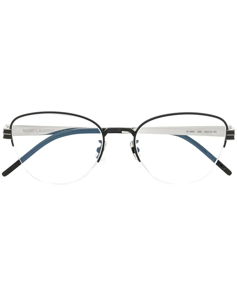 Saint Laurent Brille mit ovalem Gestell - 004 004