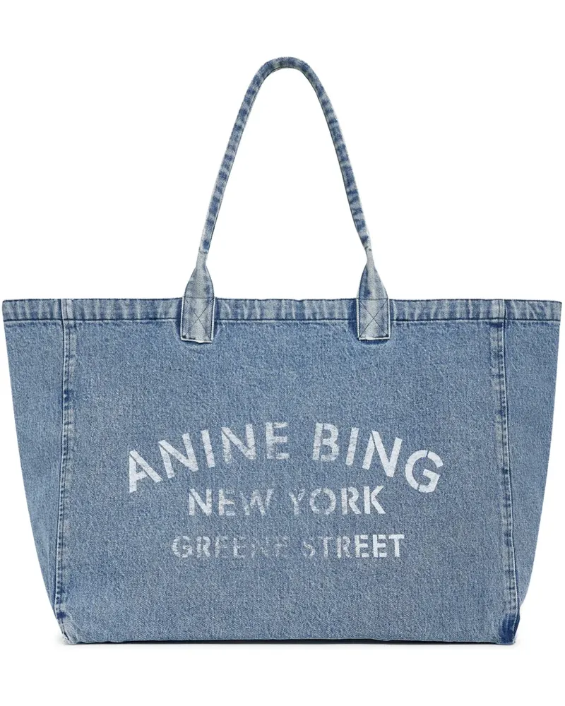 Anine Bing Leo Tote Bag - Blau Blau