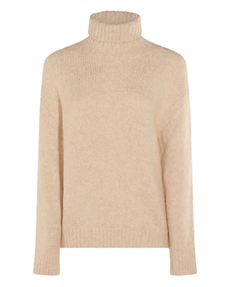 Eleventy turtleneck wool-blend sweater - Nude Nude