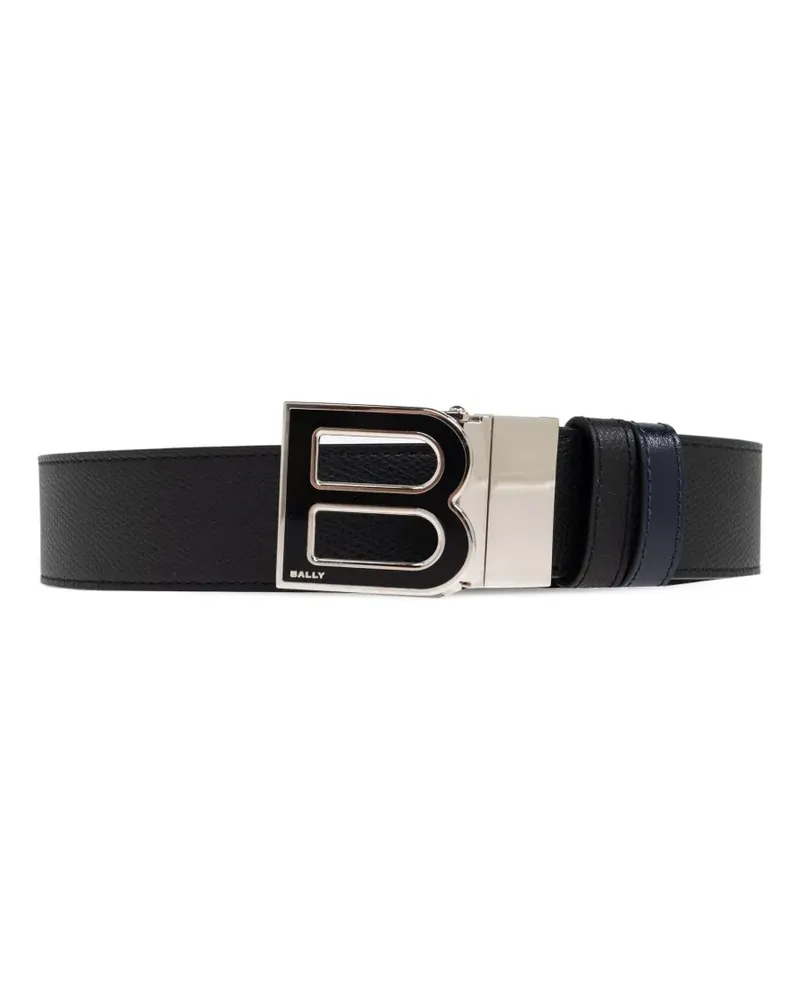 Bally Gürtel mit Logo-Schnalle - Schwarz Schwarz