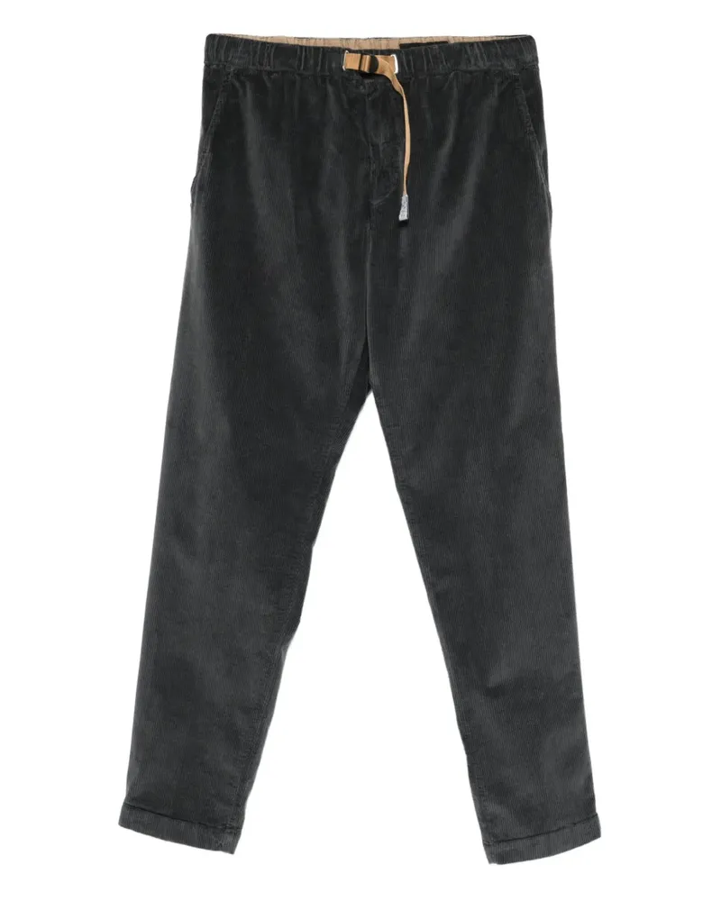 PLAN C corduroy straight-leg trousers - Grau Grau