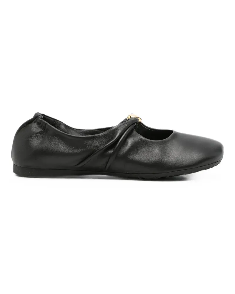 Loewe Pebble Ballerinas - Schwarz Schwarz