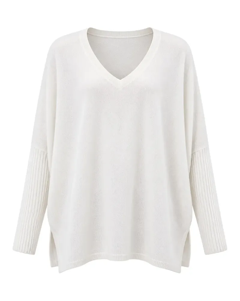 Not Shy Faustine Pullover - Weiß Weiß