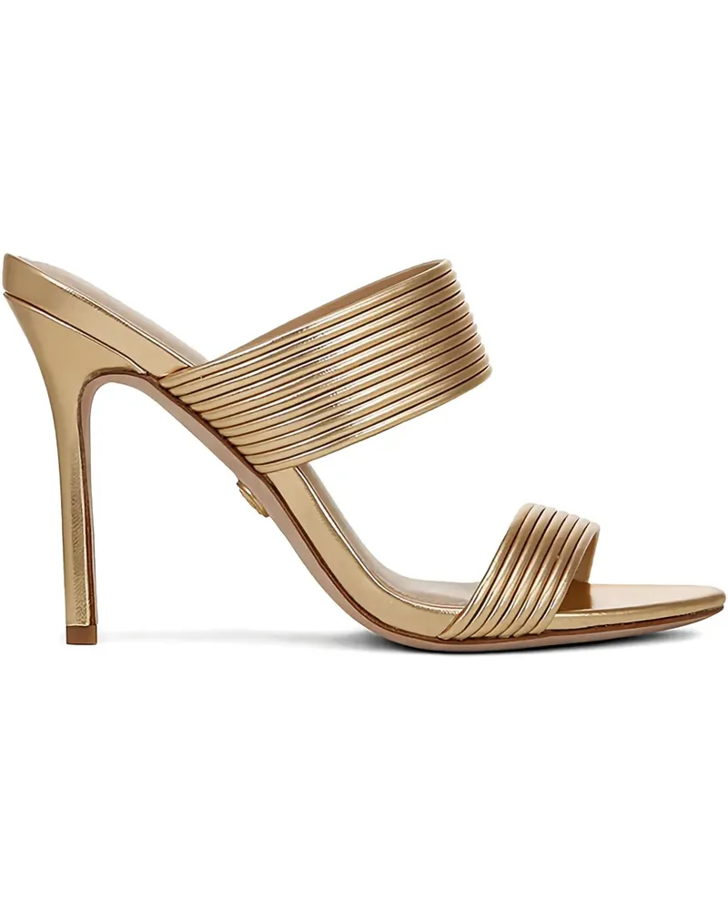 Veronica Beard 100mm Asha Mignon sandals - Gold Gold