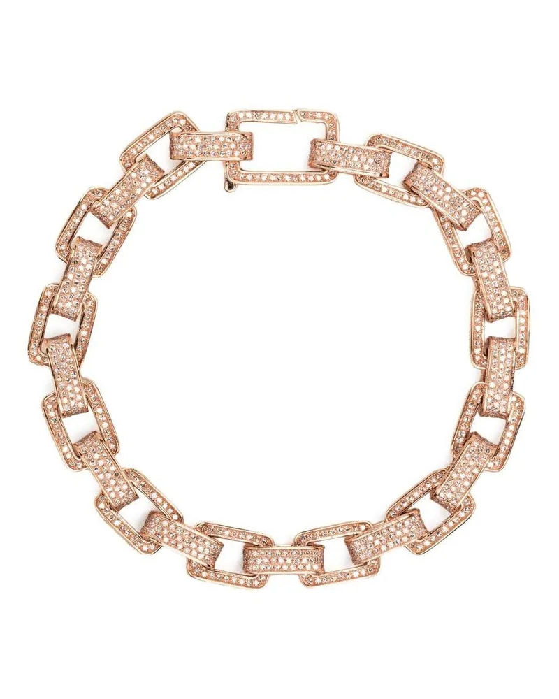 SHAY 18kt Rotgoldarmband mit einem Diamanten Gold
