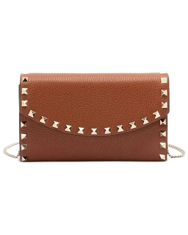 Valentino Garavani Rockstud Clutch - Braun Braun