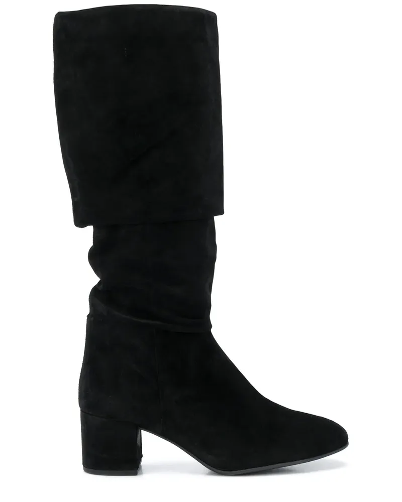 Högl Stiefeletten mit Umschlag - Schwarz Schwarz