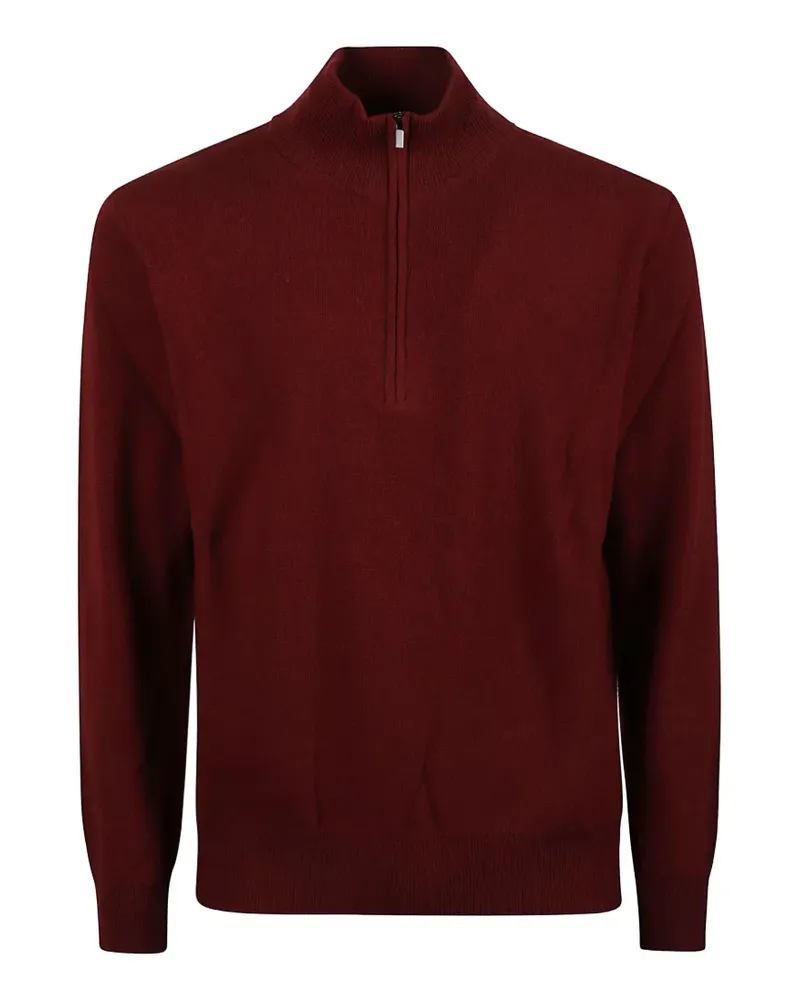 Altea Strickpullover mit Reißverschluss - Rot Rot