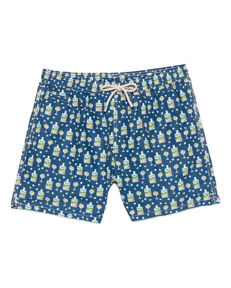 MC2 Saint Barth printed swim shorts - Blau Blau