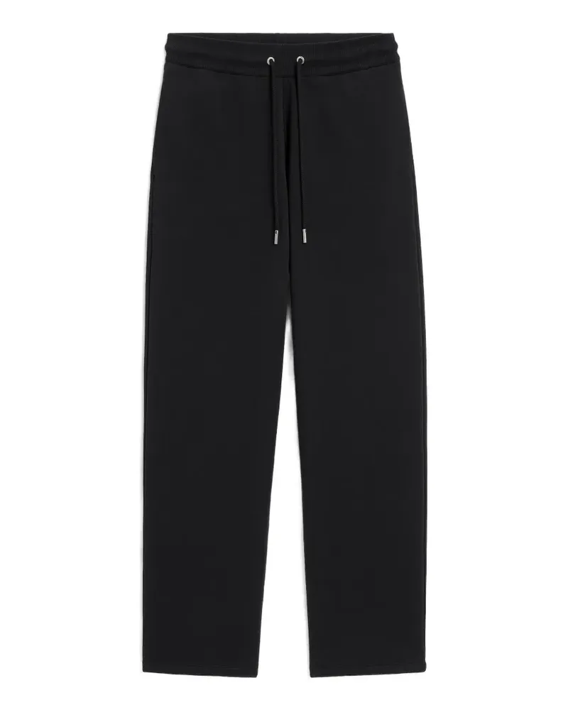 AMI Paris cotton track pants with Ami de Coeur - Schwarz Schwarz