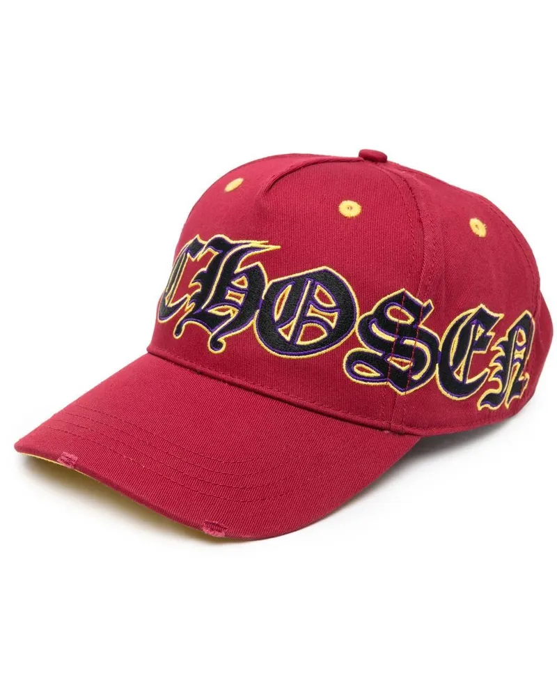 Philipp Plein Baseballkappe in Distressed-Optik - Rot Rot