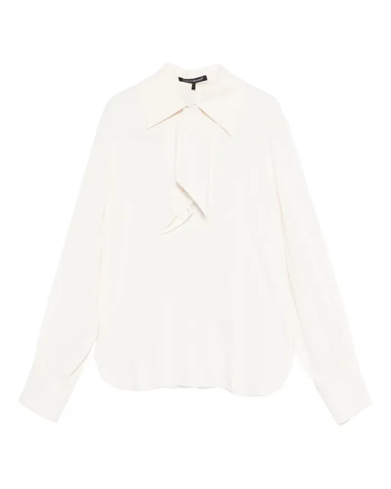 Luisa Cerano Hemd mit Schleifenkragen - Nude Nude