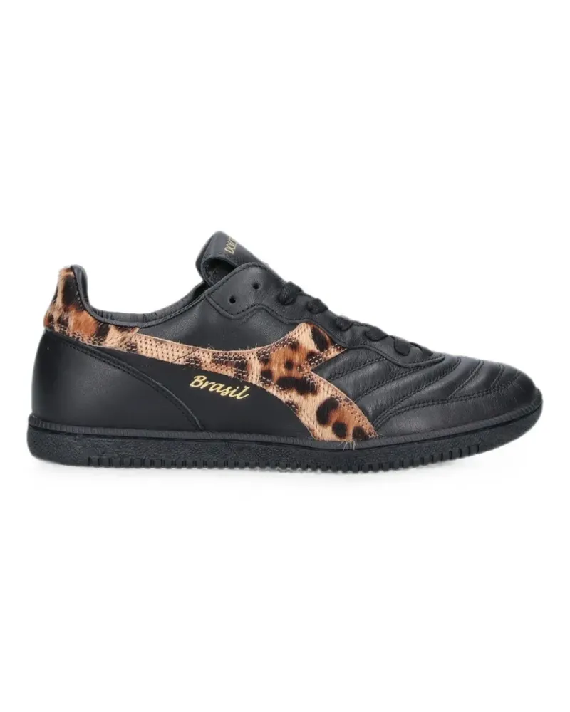 Dolce & Gabbana x Diadora Brasil calfksin sneakers - Schwarz Schwarz