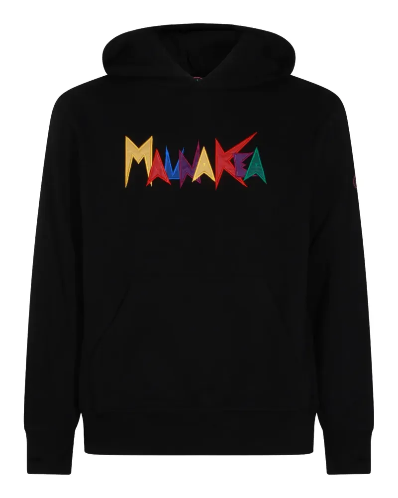 MAUNA KEA Hoodie mit Logo-Patch - Schwarz Schwarz