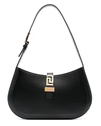 Versace Greca Goddess Hobo Schultertasche Schwarz