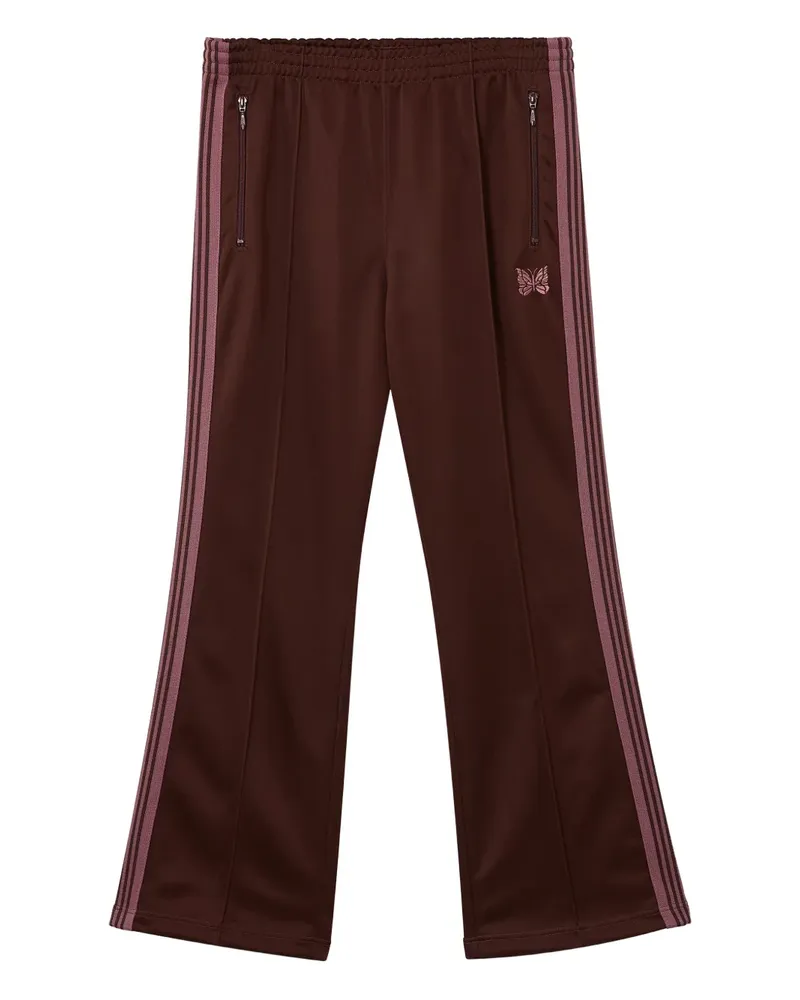 NEEDLES logo-embroidered track pants - Braun Braun