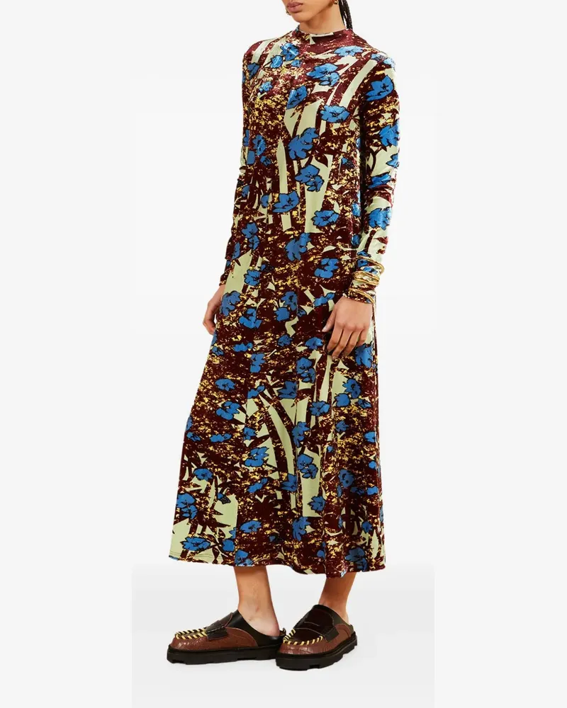 Colville Maxikleid mit Blumenmuster - Blau Blau