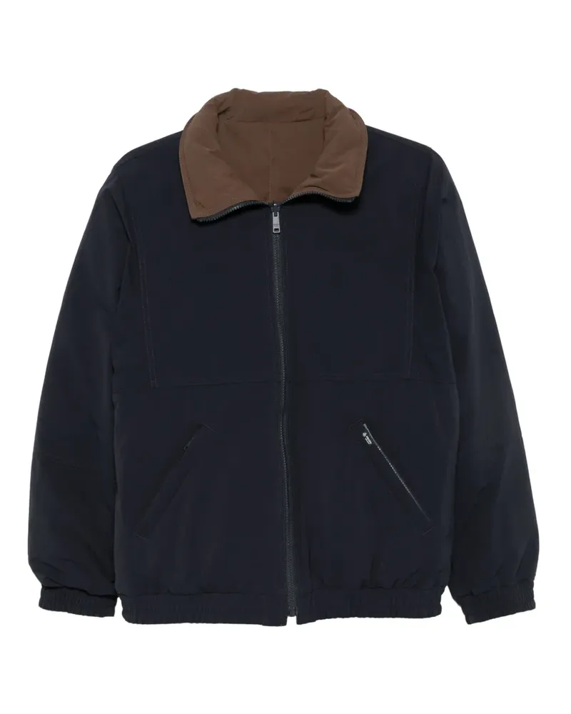 Prada Wendbare Steppjacke mit Reißverschluss - Blau Blau