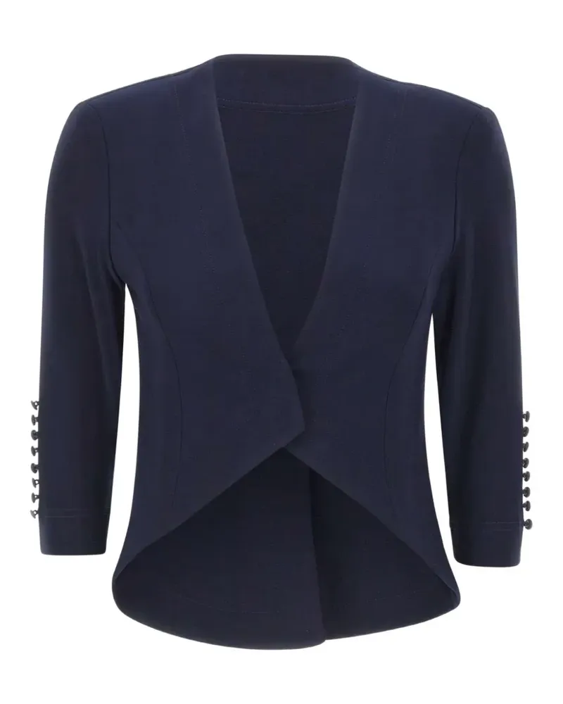 Joseph Ribkoff button-embellished asymmetrical jacket - Blau Blau