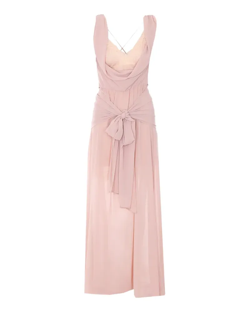 Aniye By Teodora Maxikleid aus Spitze - Rosa Rosa