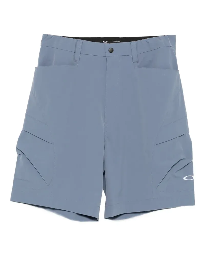 Oakley logo-print deck shorts - Blau Blau