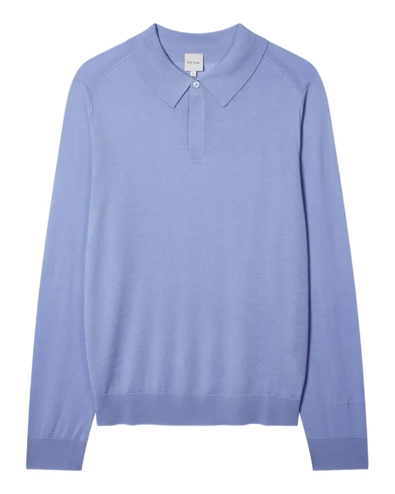 Paul Smith Langärmeliges Poloshirt - Blau Blau