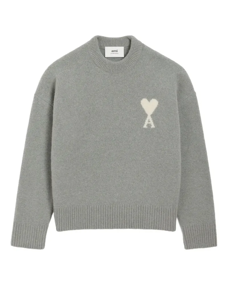 AMI Paris Ami de Coeur Pullover - Grau Grau