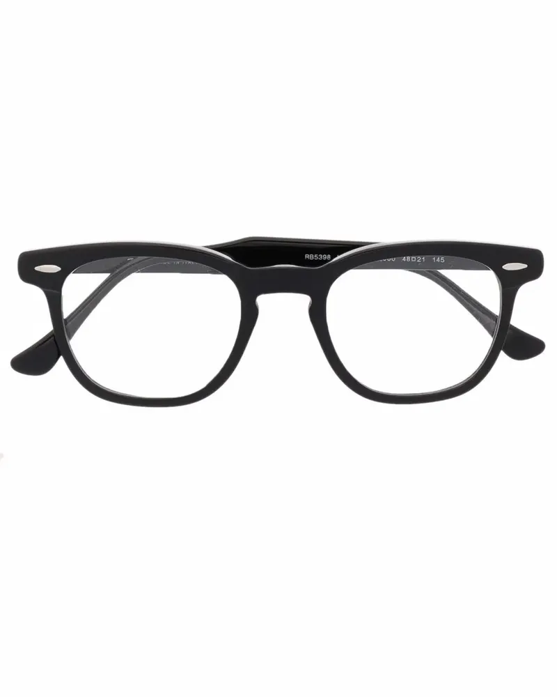 Ray Ban Brille mit eckigem Gestell - Schwarz Schwarz