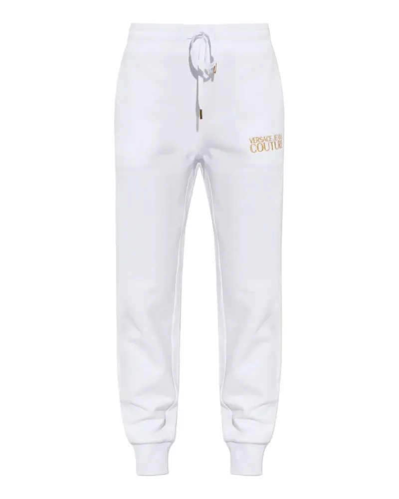 Versace Jeans logo drawstring trousers - Weiß Weiß