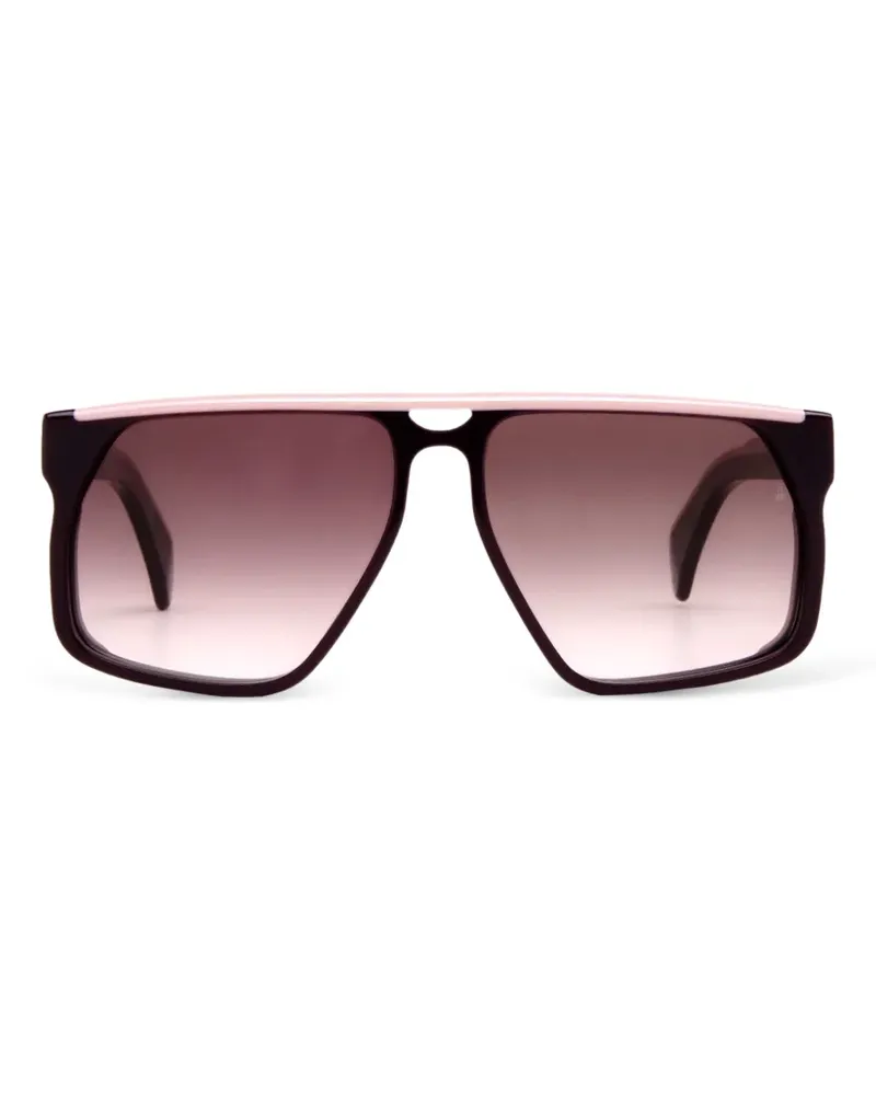 Jacques Marie Mage Geometrische Neptune Sonnenbrille - Violett Violett
