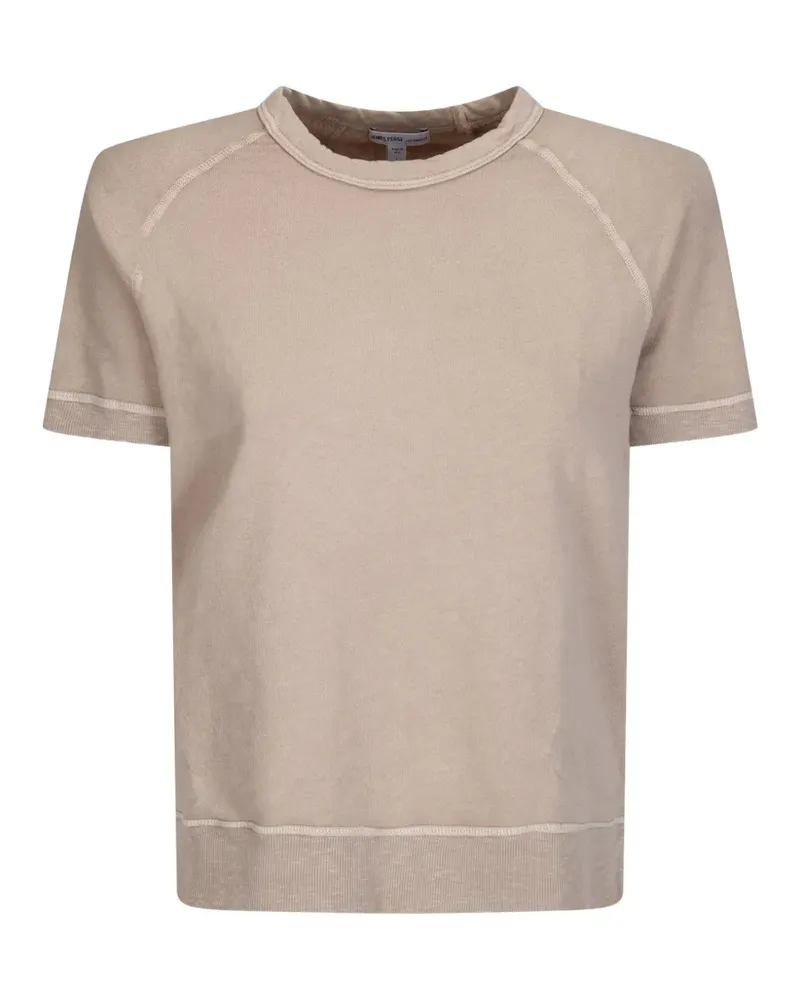 James Perse raglan-sleeved T-shirt - Nude Nude