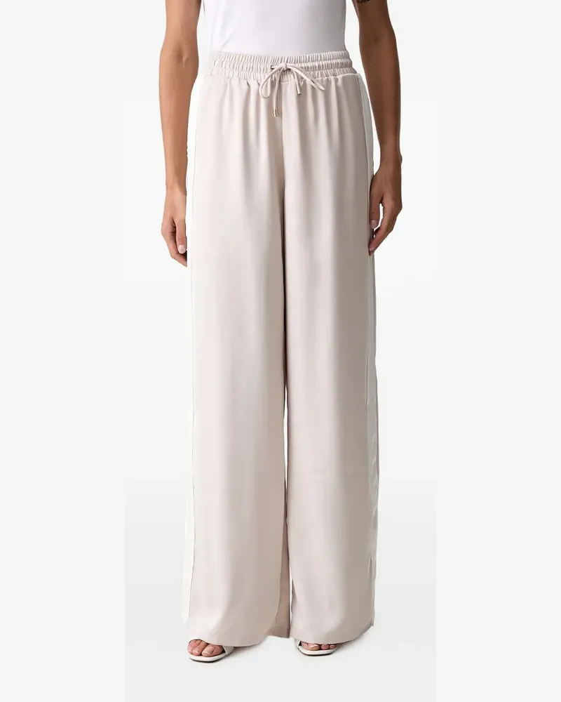 Liu Jo satin flare trousers - Nude Nude