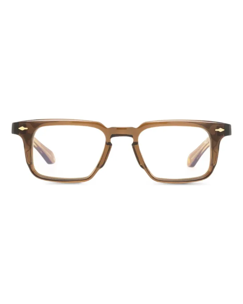 Jacques Marie Mage Moscova Brille mit eckigem Gestell - Braun Braun