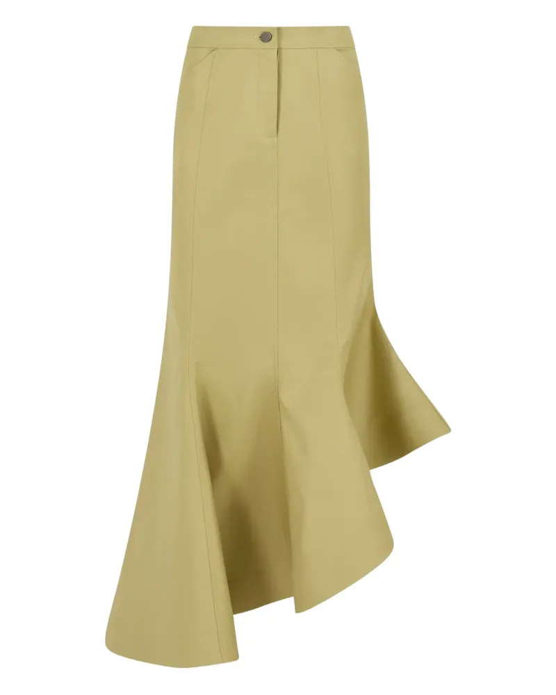 Rosie Assoulin Wave asymmetric skirt - Grün Grün
