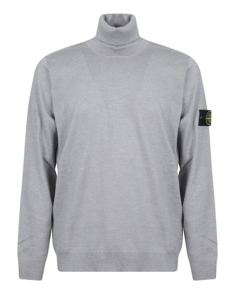 Stone Island 5100025 leichter RWS Wollpullover - Grau Grau