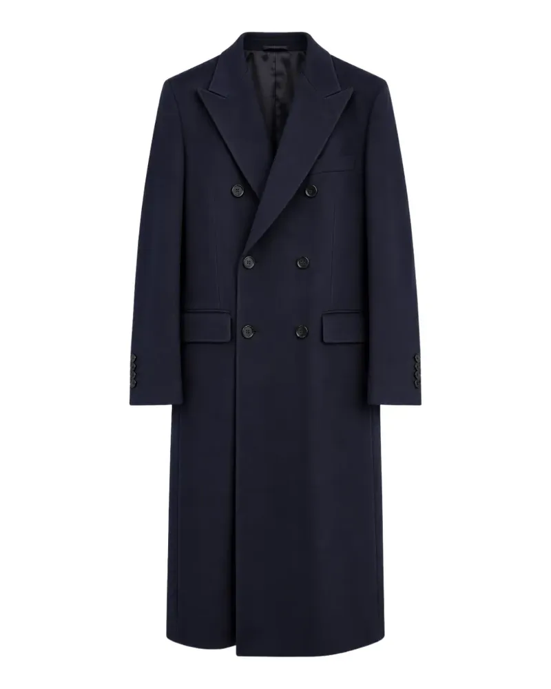 Dolce & Gabbana Doppelreihiger Mantel - Blau Blau