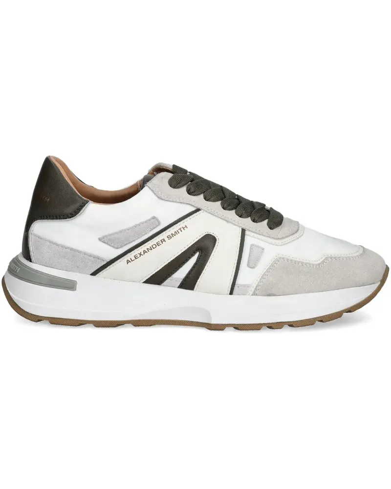 Alexander Smith Sneakers mit Einsätzen - Weiß Weiß