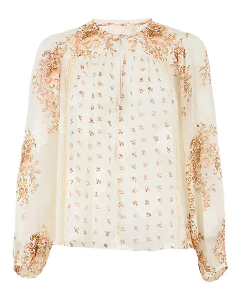 Ulla Johnson Aster Bluse - Nude Nude