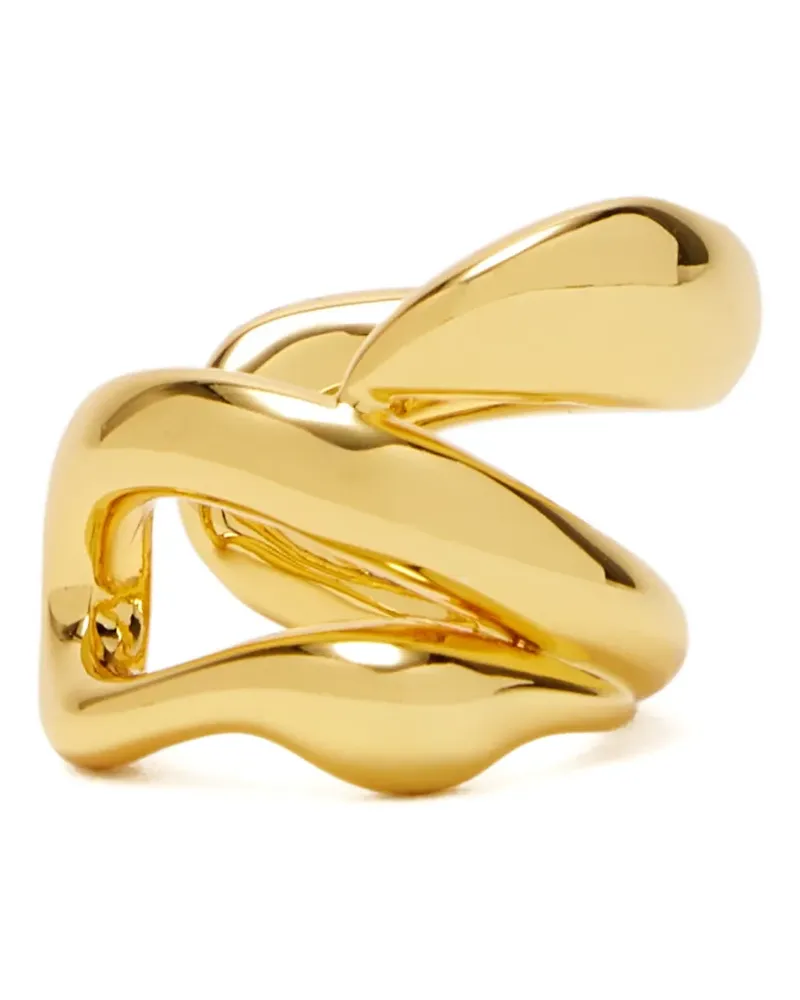 Jenny Bird openwork earrings - Gold Gold