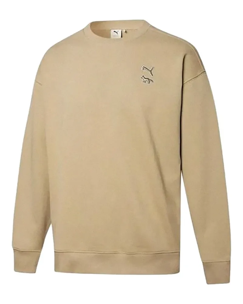 Puma x Maison Kitsune crew-neck sweatshirt - Nude Nude