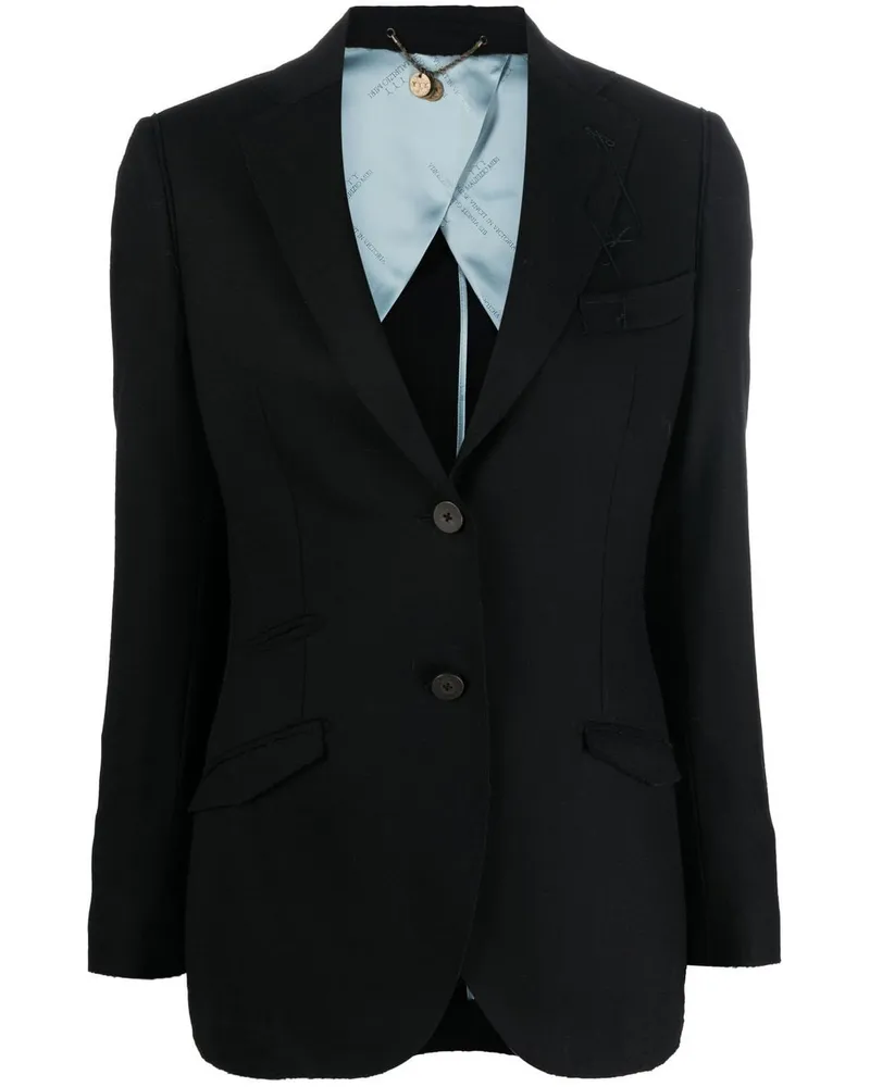 Maurizio Miri Einreihiger Blazer Schwarz