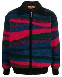 Missoni Fleecejacke mit Reißverschluss Schwarz