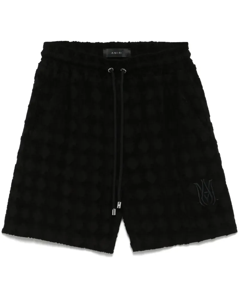 Amiri Shorts mit Logo-Stickerei - Schwarz Schwarz