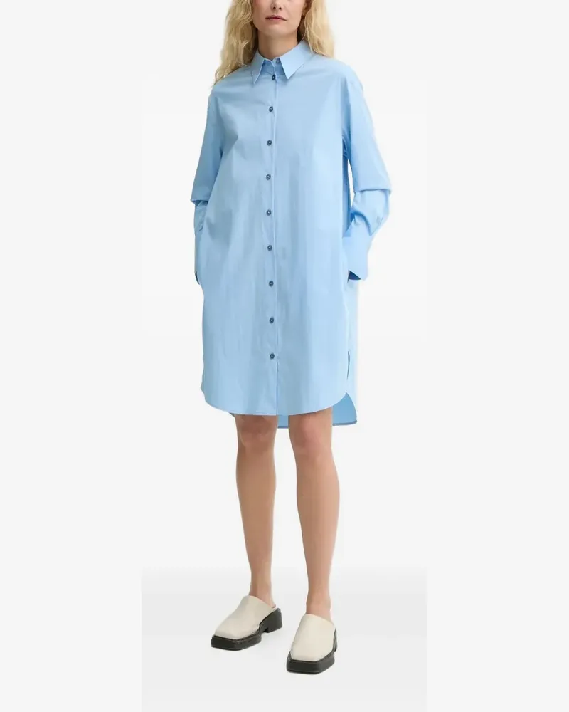 Marc O'Polo Mini-Hemdkleid mit Knöpfen - Blau Blau
