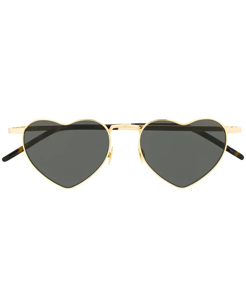Saint Laurent Sonnenbrille mit Herzform - Gold Gold