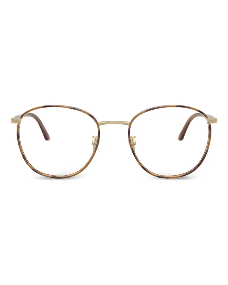 Giorgio Armani Brille mit rundem Gestell - Gold Gold
