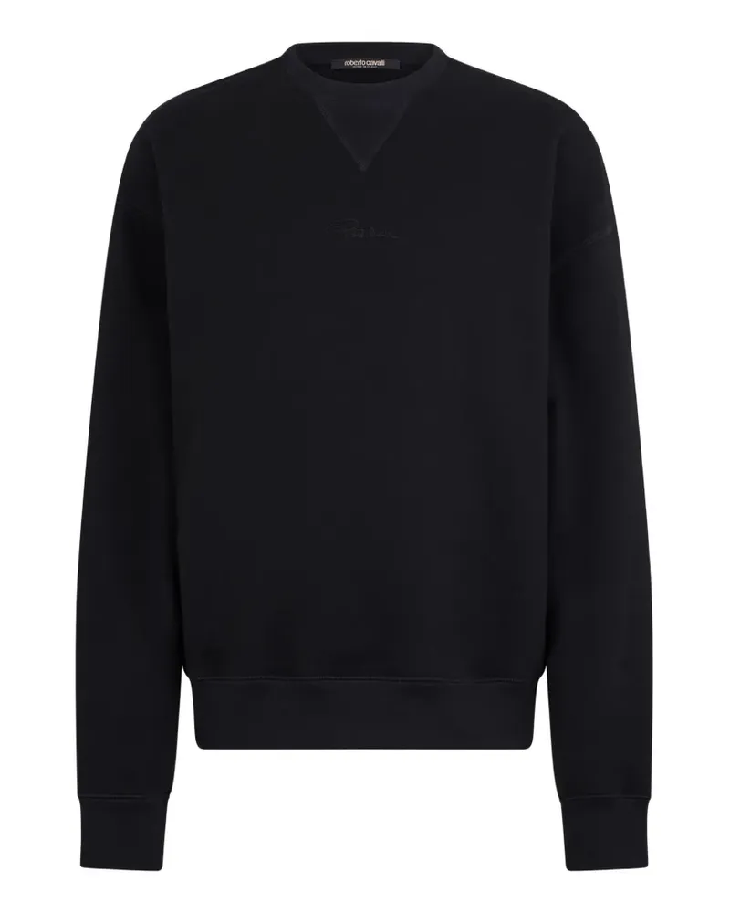 Roberto Cavalli butterfly-print sweatshirt - Schwarz Schwarz