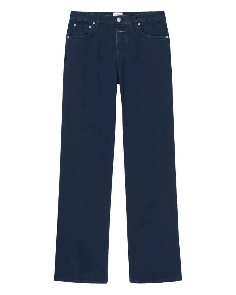 Closed Weite High-Waist-Jeans - Blau Blau