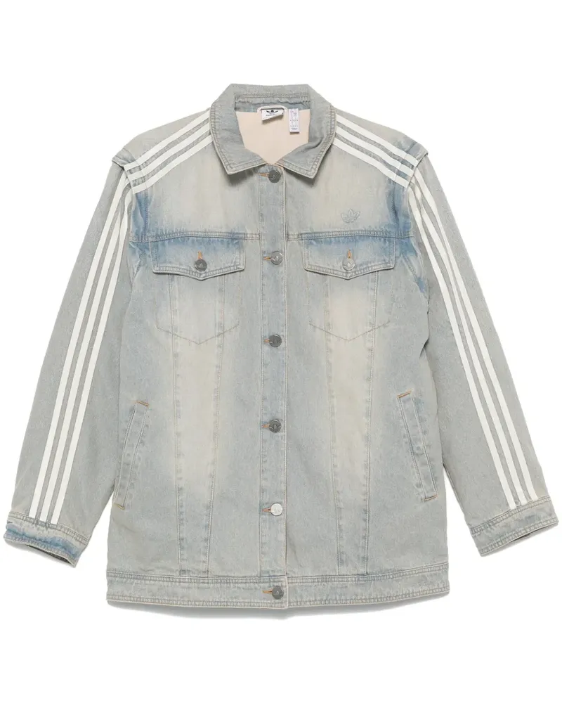 adidas Hemdjacke aus Denim - Blau Blau